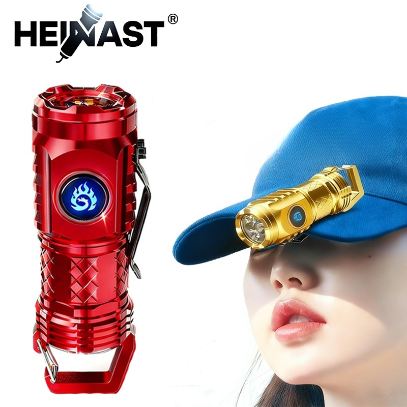 Outdoor Lighting Battery Powered - Hochstarke LED-Taschenlampe mit integriertem Akku Typ