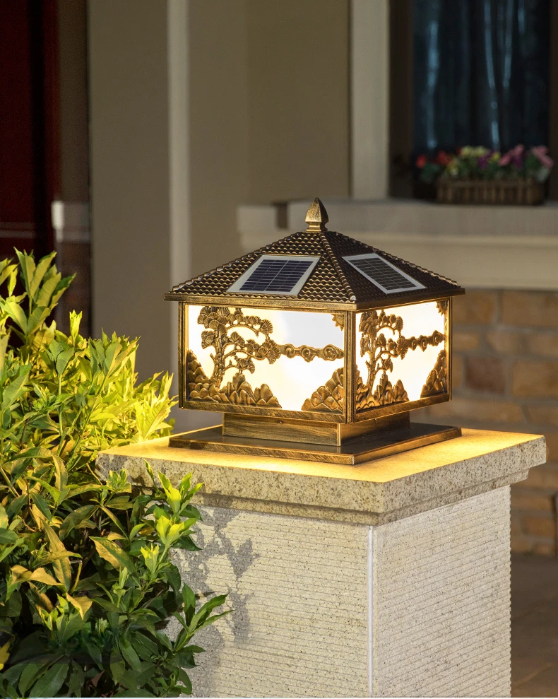 Wall Lighting Outdoor - Solar-Stigma-Leuchte Außenwandleuchte Willkommen