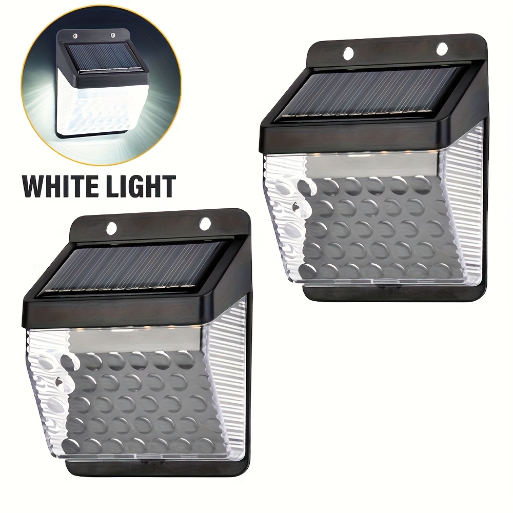 Wall Lighting Outdoor - LED Solarleuchte mit PIR-Bewegungssensor, Wasserdichte Solarlampe