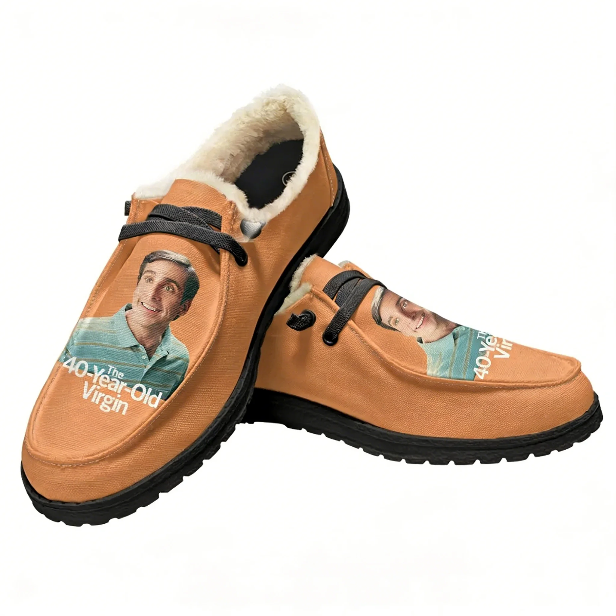 Outdoor Lighting Year Round - The 40 Year Old Virgin Samt-Flachschuhe