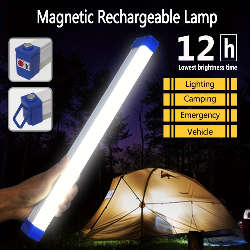 Outdoor Lighting Bollards - Superhelle LED-Taschenlampe, USB wiederaufladbar, Notlicht, Camping,
