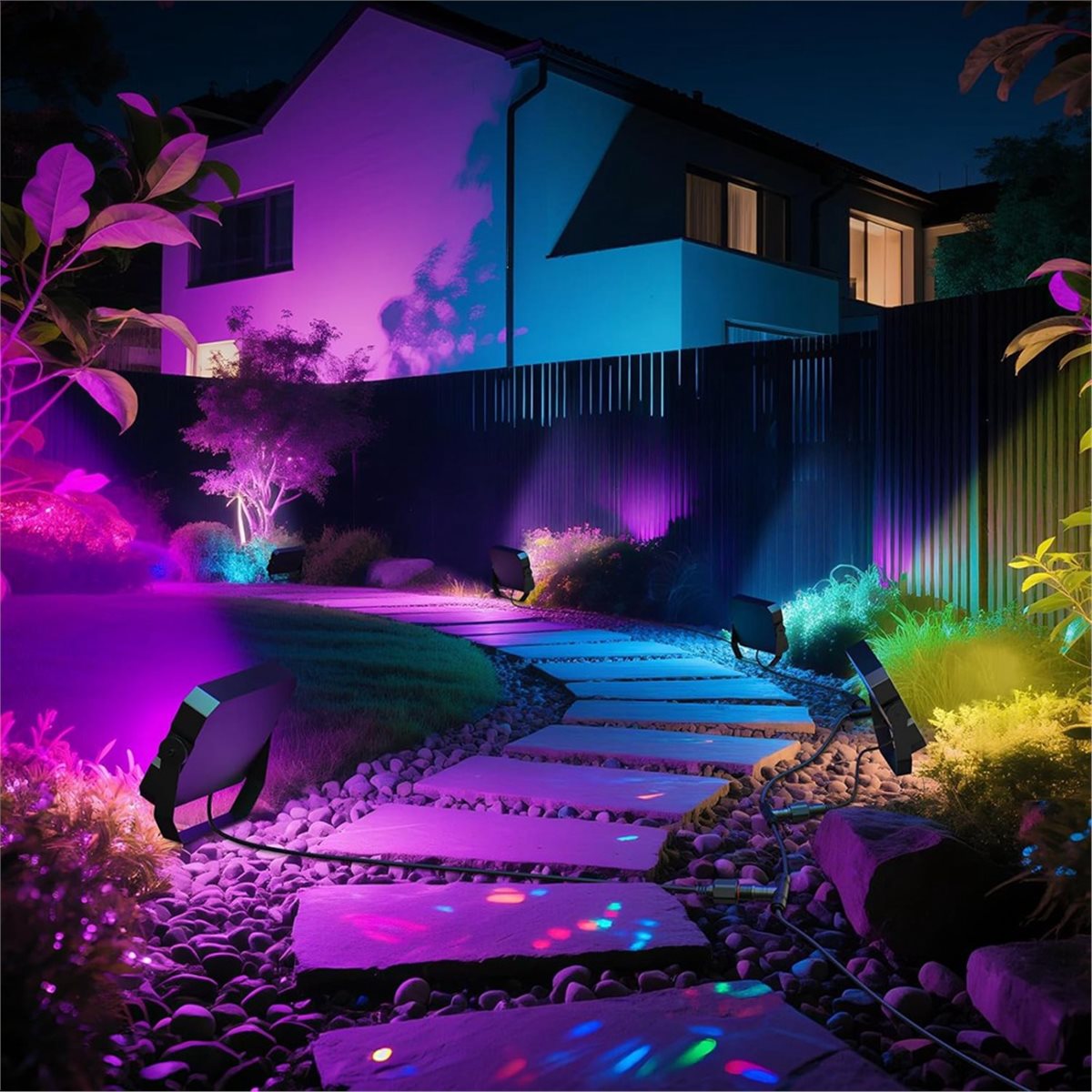 Outdoor Lighting Govee - fitfit 10FT Verlängerungskabel für Govee Außenflutlichter