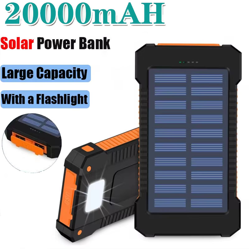 Outdoor Lighting Under Pergola - 20000mAh Solar-Powerbank mit Großer Kapazität, Superschnelles