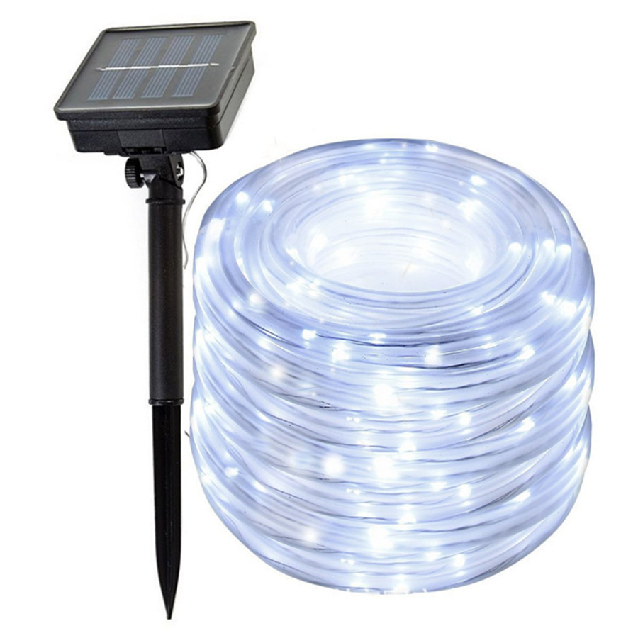 Outdoor Lighting Year Round - LED Outdoor Solar Seil Rohr Lichterkette