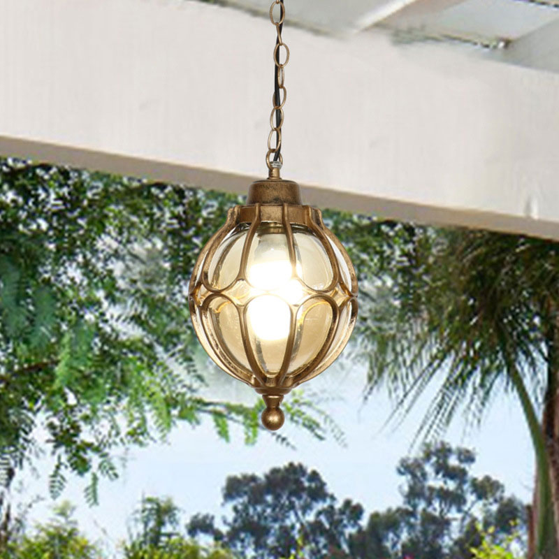 Outdoor Lighting Pendant - Amerikanischer wasserdichter Kronleuchter im Freien Korridor