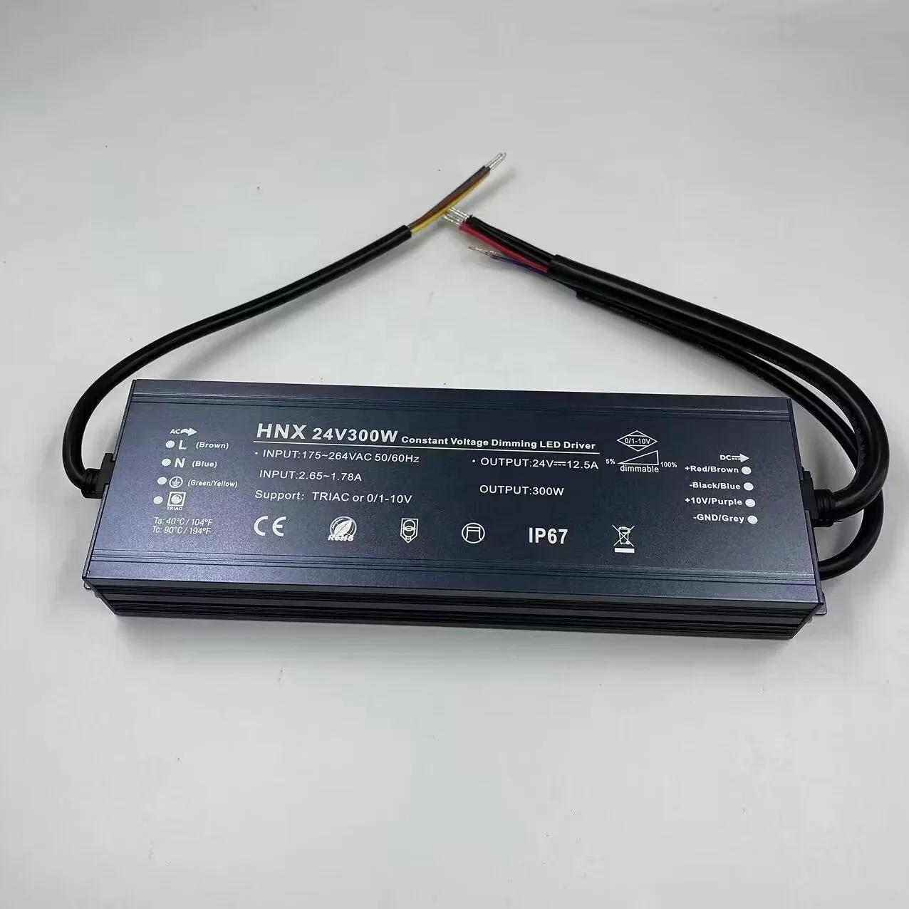 Waterproof Led Strip - IP67 Wasserdichter 0-10V Triac Dimmbarer LED-Treiberadapter