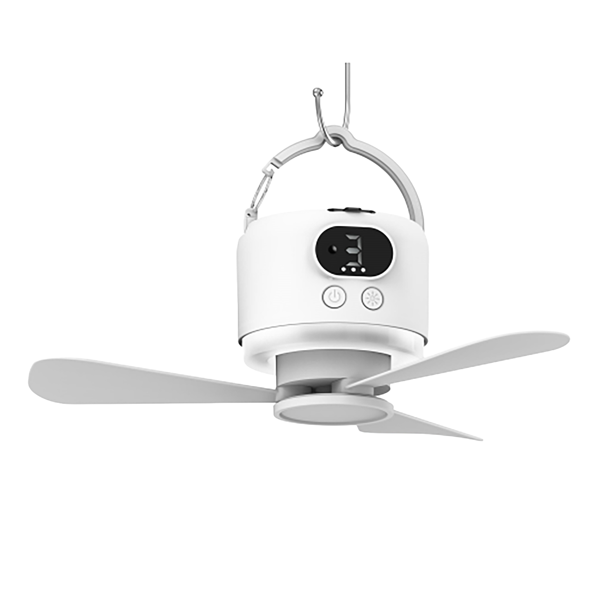 Outdoor Lighting Led Strip - 10400mAh Wiederaufladbarer Tragbarer Deckenventilator, Aufhängbar mit