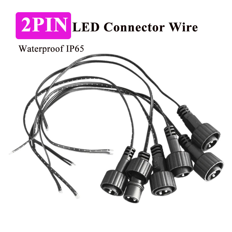 Outdoor Lighting Under Pergola - Outdoor 2-Pin LED-Verbinder mit 25cm Kabel