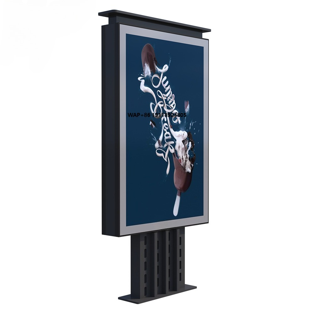 Outdoor Lighting Box - LED-Laufschrift-Leuchtkästen für Außenwerbung LED-Hintergrundbeleuchtete Straßenmöbel Einseitige