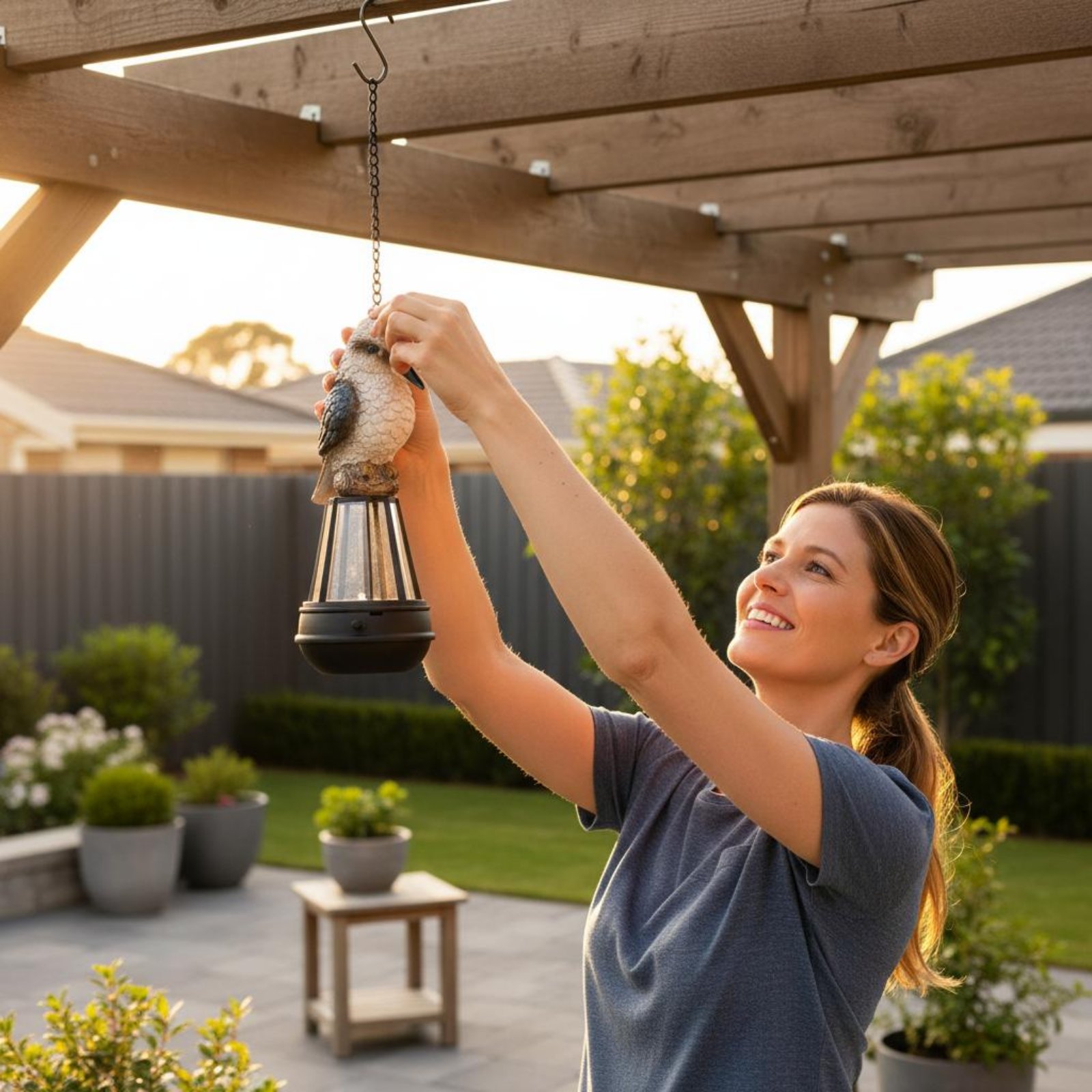 Solar Lantern Hanging - Solar Avian Hängelampe, energiesparende Solar Avian