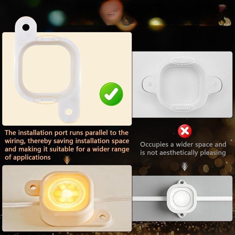 Outdoor Lighting Govee - 52/88/138 Stück LED-Lichtclips mit Halterung, für