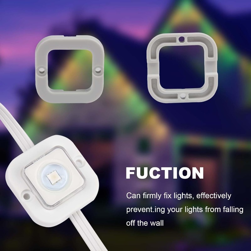 Outdoor Lighting Govee - 28/45/68 Stück Outdoor-LED-Lichtclips mit Schrauben, für