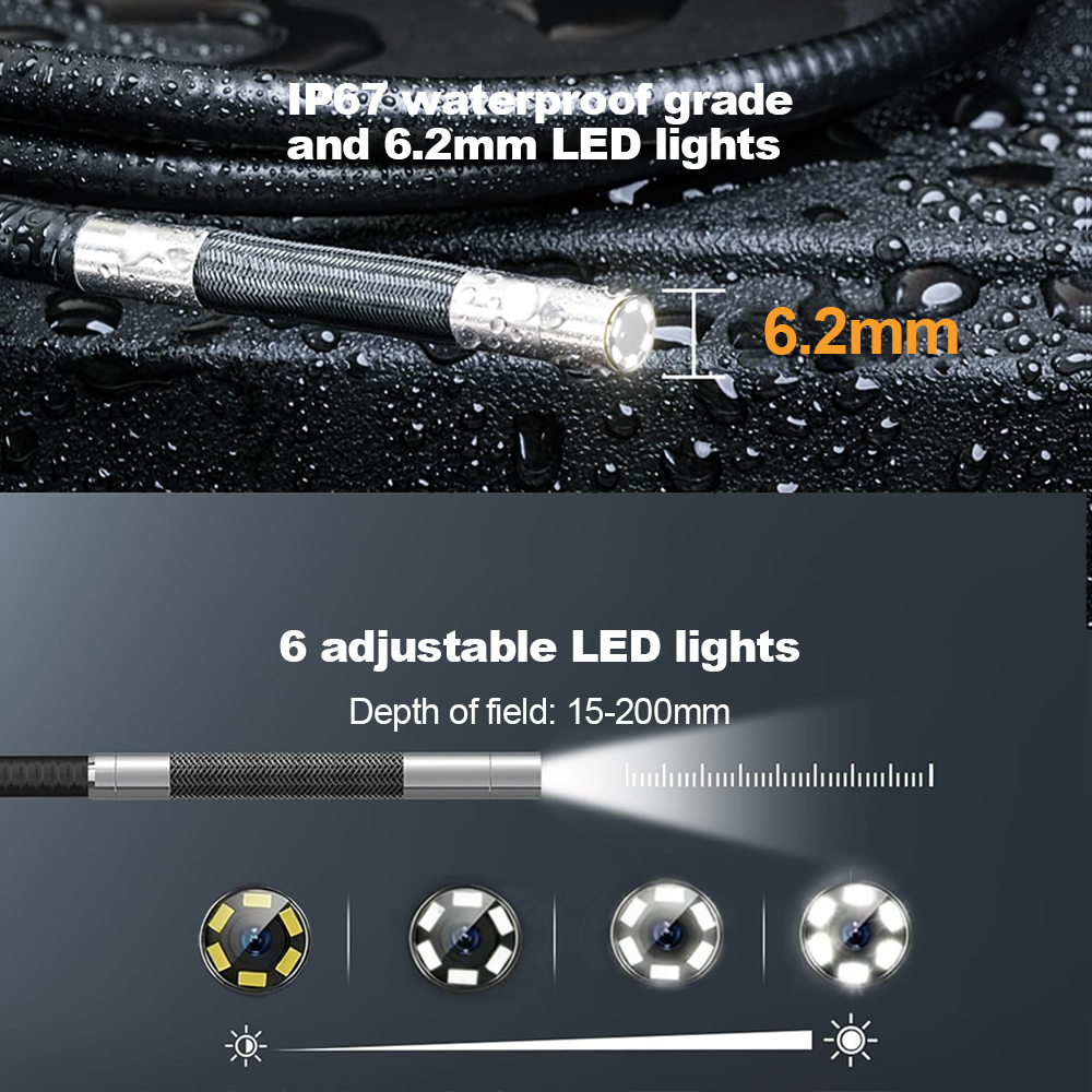6,2 mm wasserdichte Linse 210  – Waterproof Led Strip Bewertung und Preis