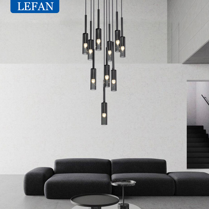 Moderne Kupfer LED Glas lange  – Outdoor Lighting Pendant Bewertung und Preis