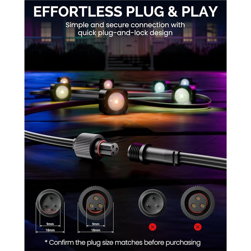 A03F-Verlängerungskabel (16 Fu – Outdoor Lighting Govee Bewertung und Preis