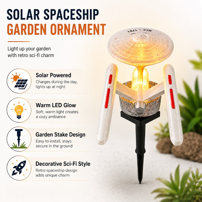 Star Trek USS Enterprise Solar – Outdoor Lighting Under Pergola Bewertung und Preis