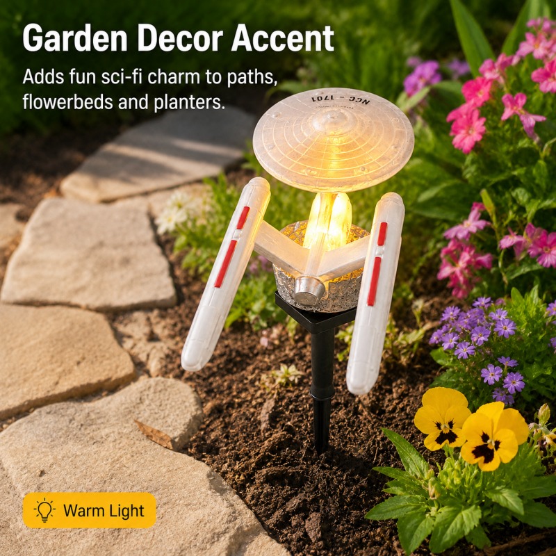 Star Trek USS Enterprise Solar – Outdoor Lighting Under Pergola Bewertung und Preis