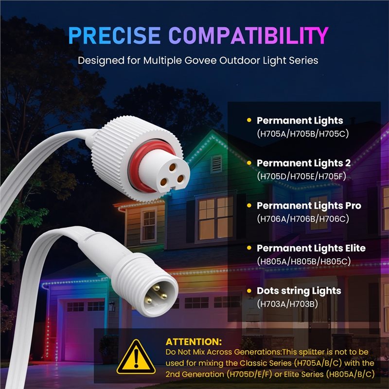 A93Z Y-Splitter, wasserdichtes – Outdoor Lighting Govee Bewertung und Preis