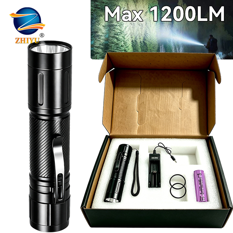 1200LM LED-Taschenlampe mit Fe – Outdoor Lighting Battery Powered Bewertung und Preis