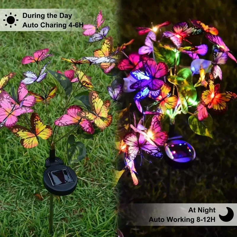 Solar-LED-Schmetterlings-Garte – Outdoor Lighting Construction Bewertung und Preis