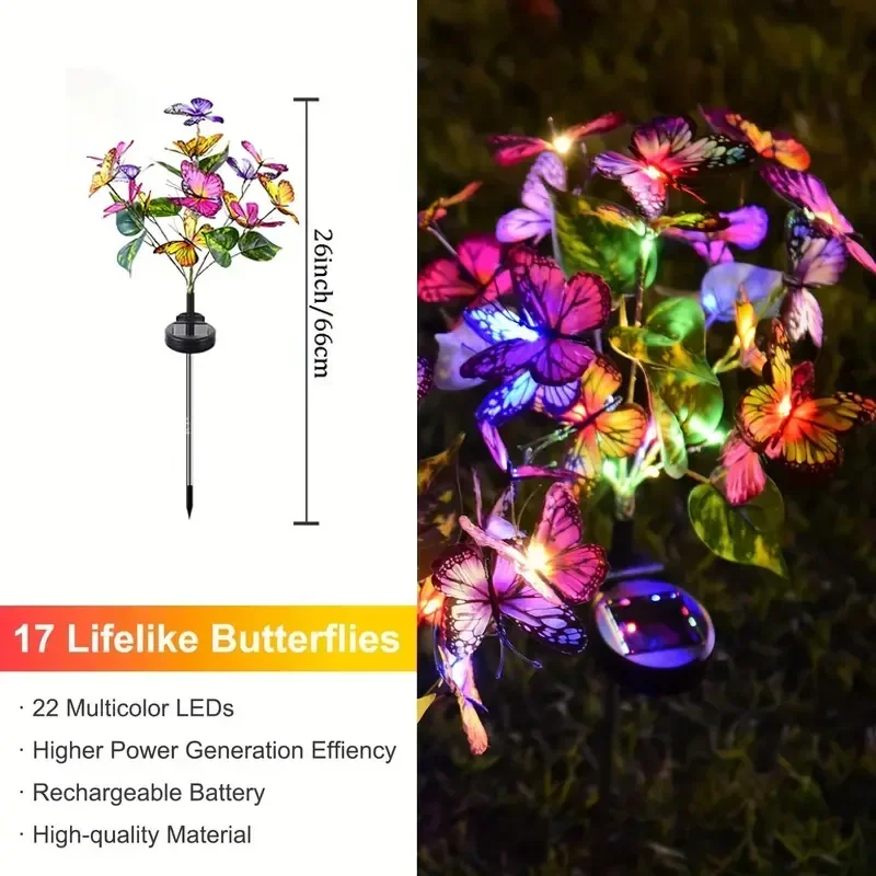 Solar-LED-Schmetterlings-Garte – Outdoor Lighting Construction Bewertung und Preis