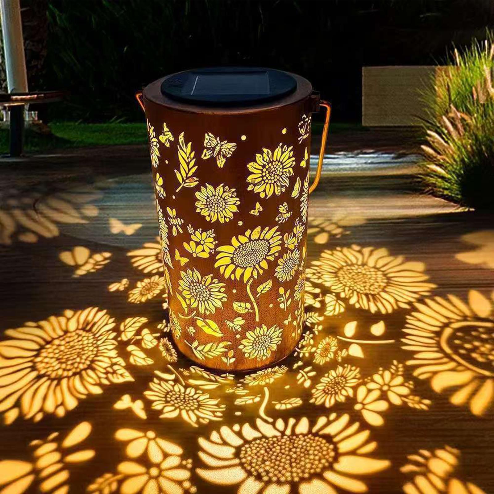 Sonnenblumen-Solarlaterne, wet – Outdoor Lighting Patio Bewertung und Preis