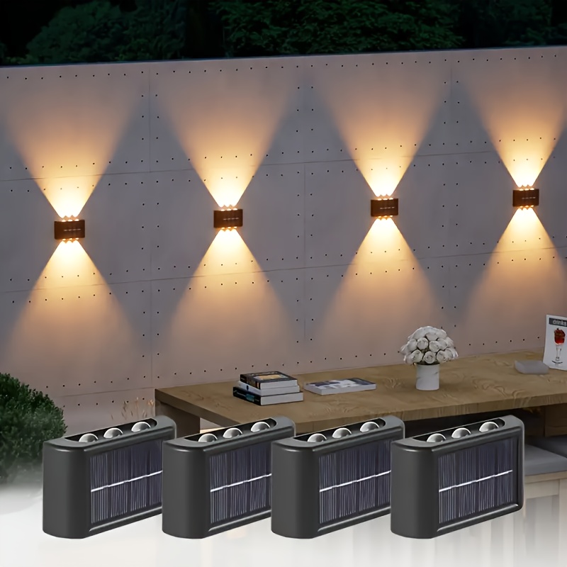 LED Solarleuchte für Außen, Wa – Wall Lighting Outdoor Bewertung und Preis