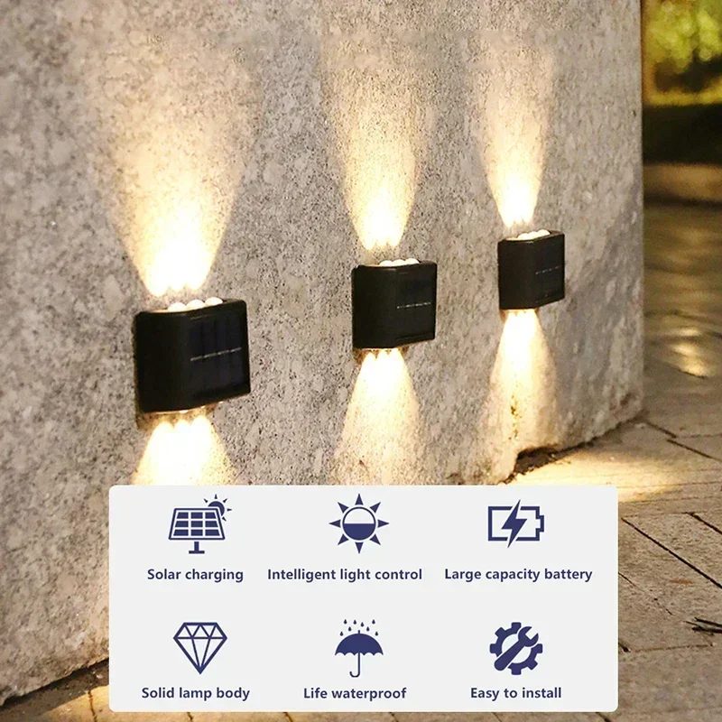 LED Solarleuchte für Außen, Wa – Wall Lighting Outdoor Bewertung und Preis