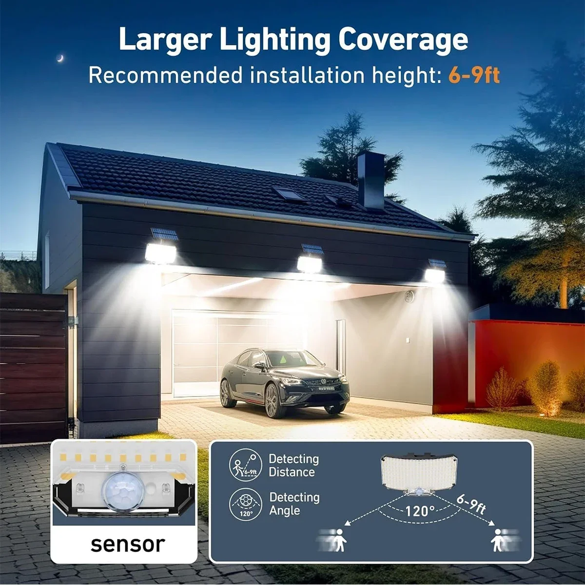 234 LED Solar-Außenleuchten mi – Wall Lighting Outdoor Bewertung und Preis