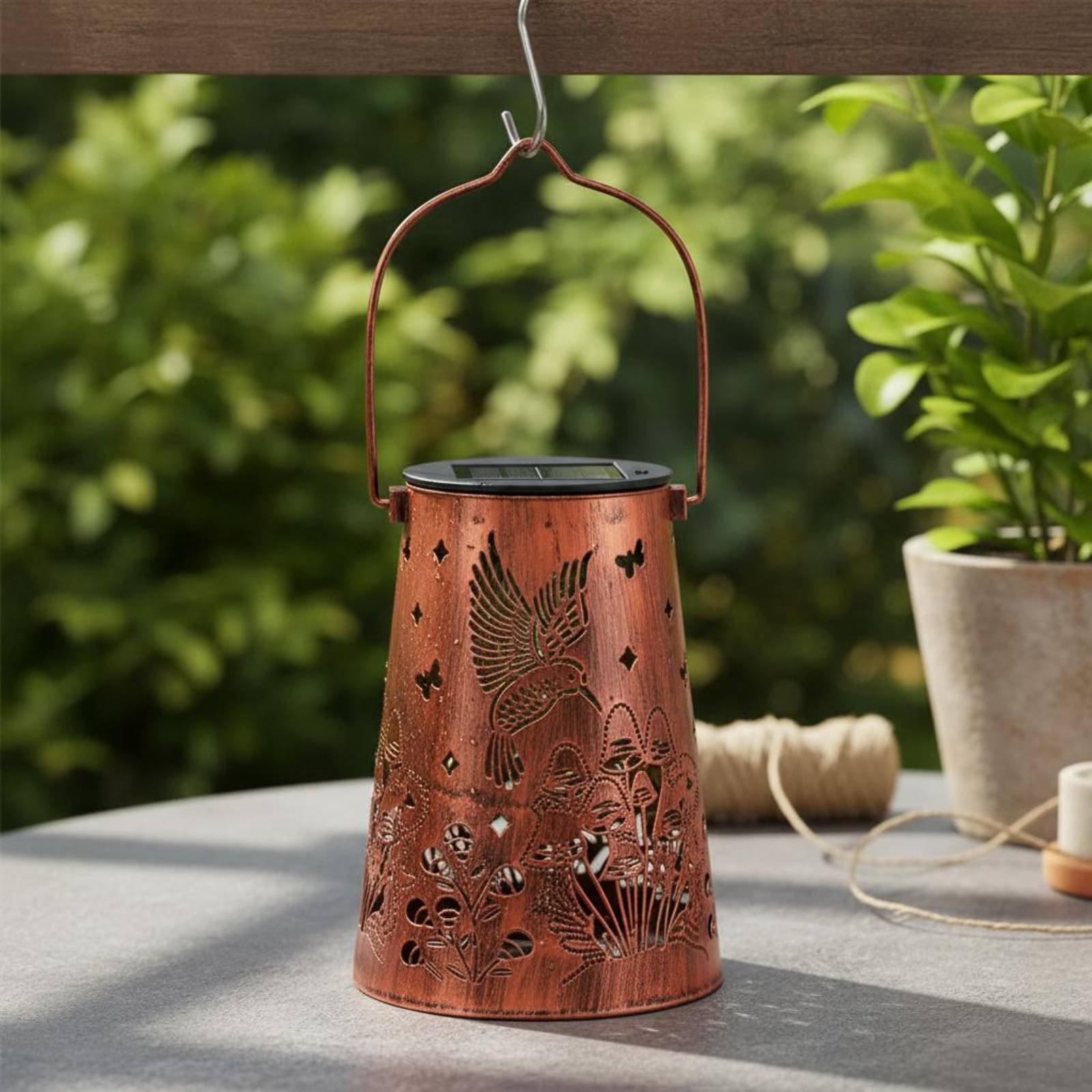 Blumengarten-Laternenmuster Ga – Outdoor Lighting Battery Powered Bewertung und Preis