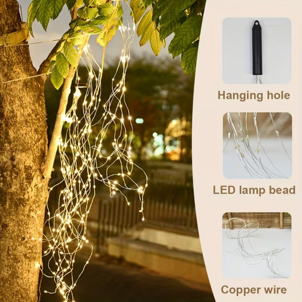 3M600LED Solarbetriebene Weide – Solar Fairy String Bewertung und Preis