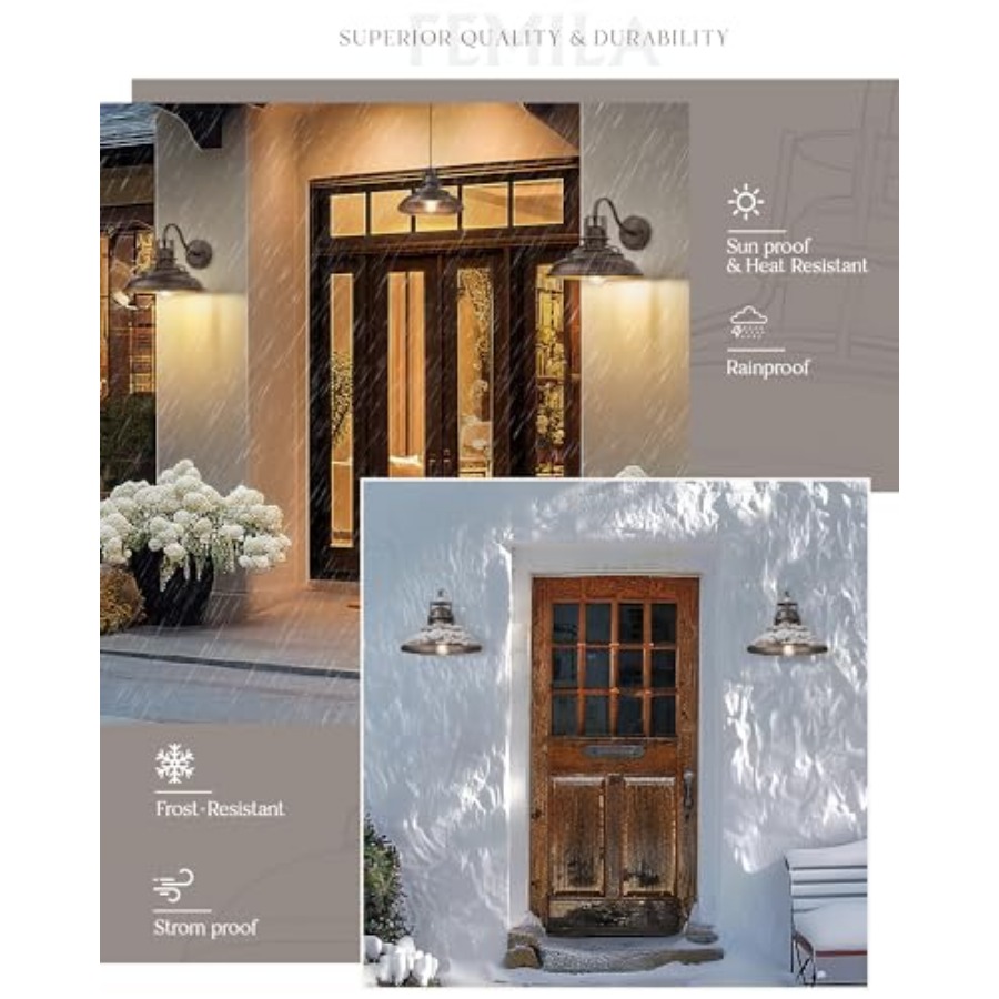 Außenleuchte im Scheunenstil,  – Wall Lighting Outdoor Bewertung und Preis