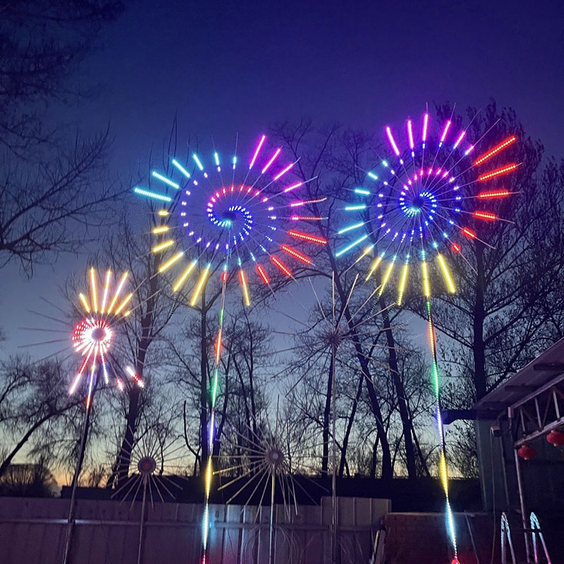 Schallaktivierte Feuerwerkslic – Outdoor Lighting Year Round Bewertung und Preis