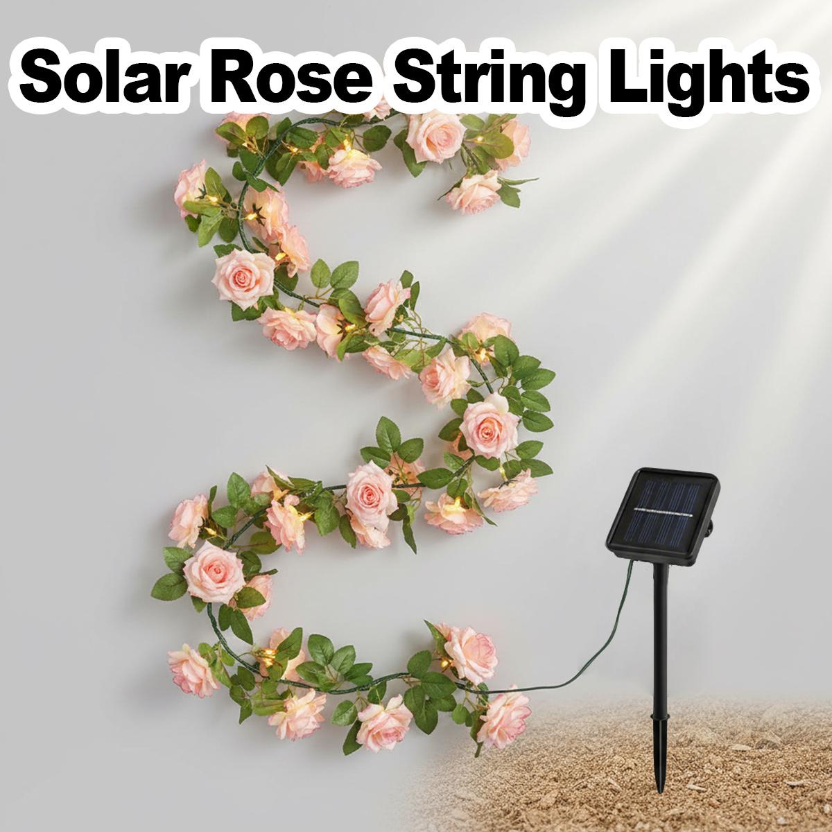 Solar-Rosenranken-Lichterkette – Solar Fairy String Bewertung und Preis