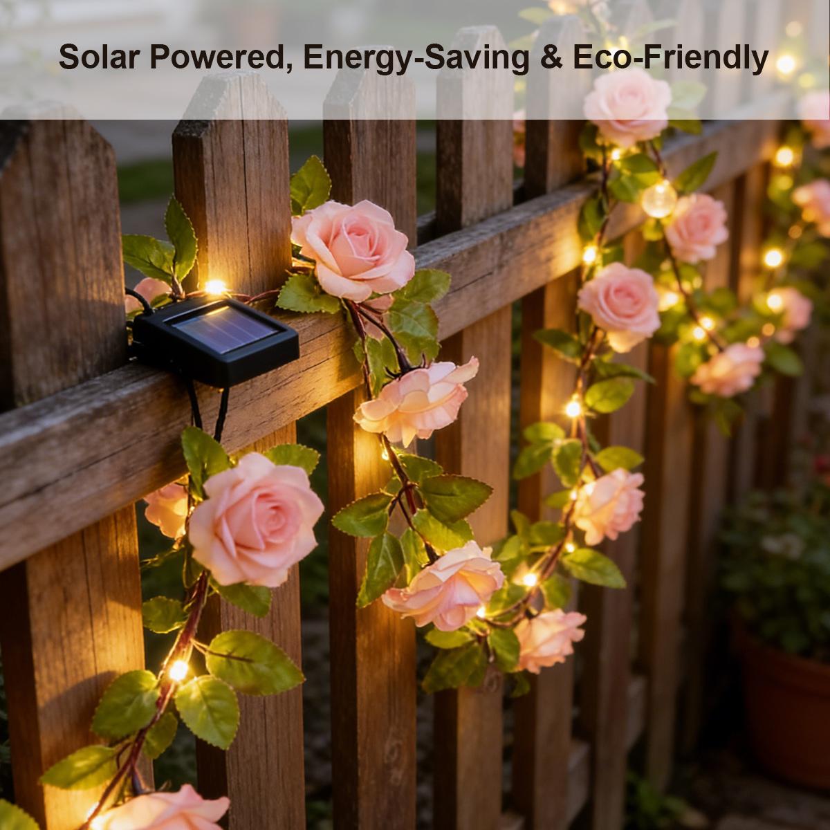 Solar-Rosenranken-Lichterkette – Solar Fairy String Bewertung und Preis
