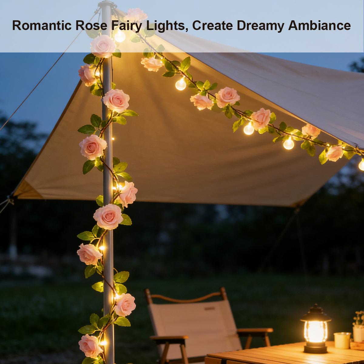 Solar-Rosenranken-Lichterkette – Solar Fairy String Bewertung und Preis