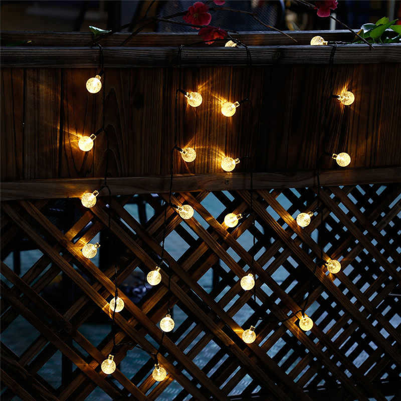 Solar-Kristallkugel-Lichterket – Solar Fairy String Bewertung und Preis