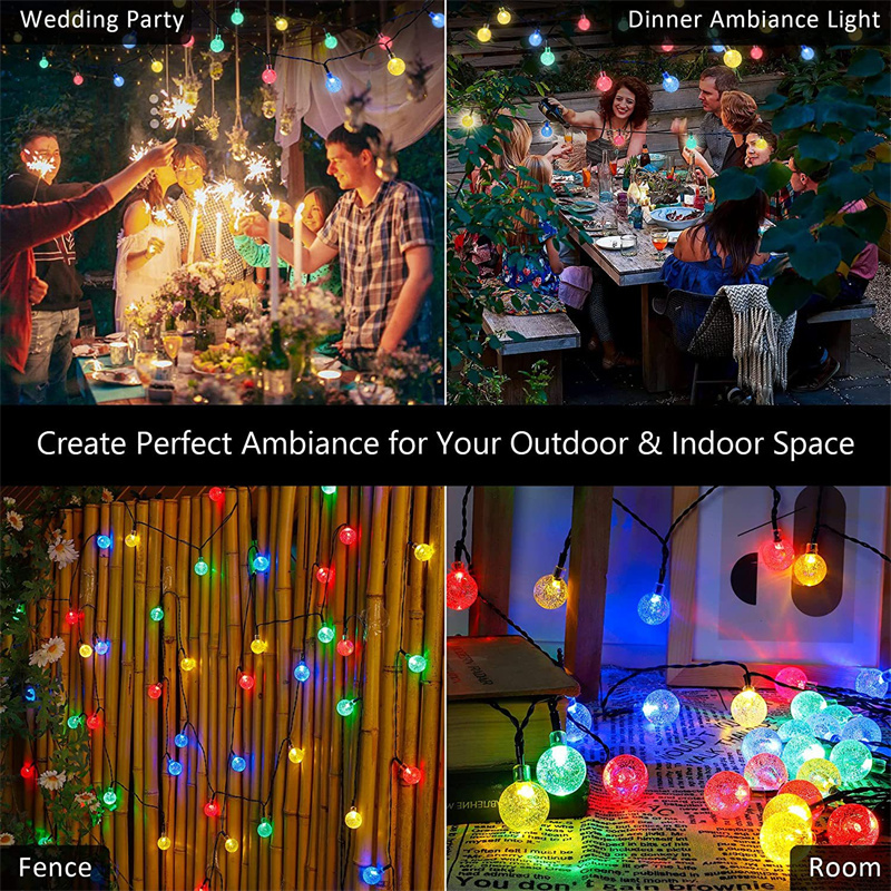 Solar-Kristallkugel-Lichterket – Solar Fairy String Bewertung und Preis
