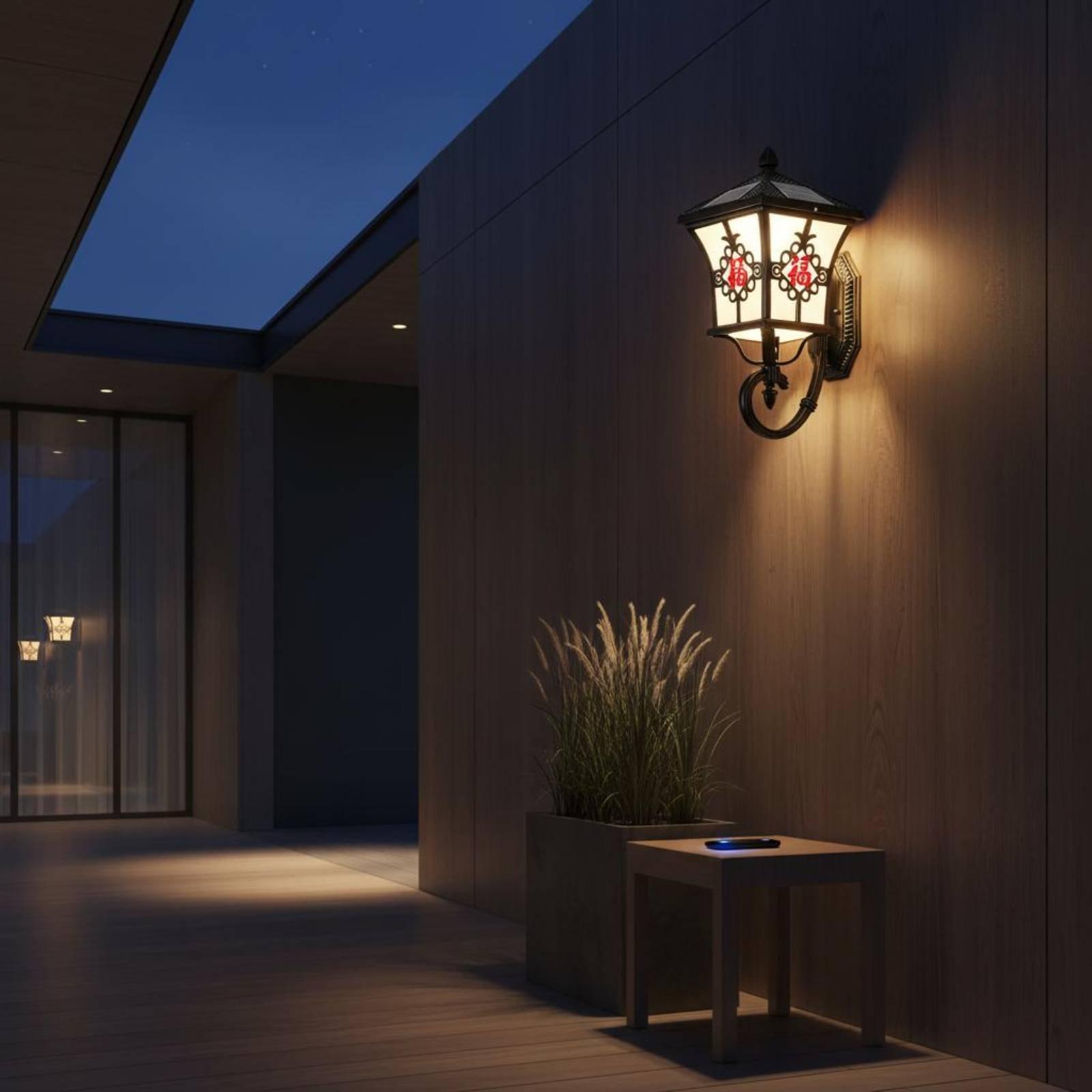 Solar-LED-Außenwandleuchte Ele – Wall Lighting Outdoor Bewertung und Preis