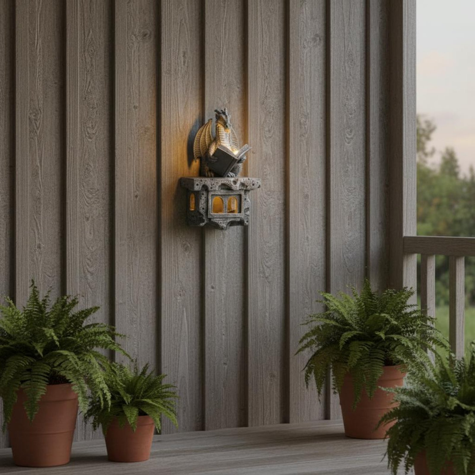 Solar-Wyvern-Wandleuchte mit a – Wall Lighting Outdoor Bewertung und Preis
