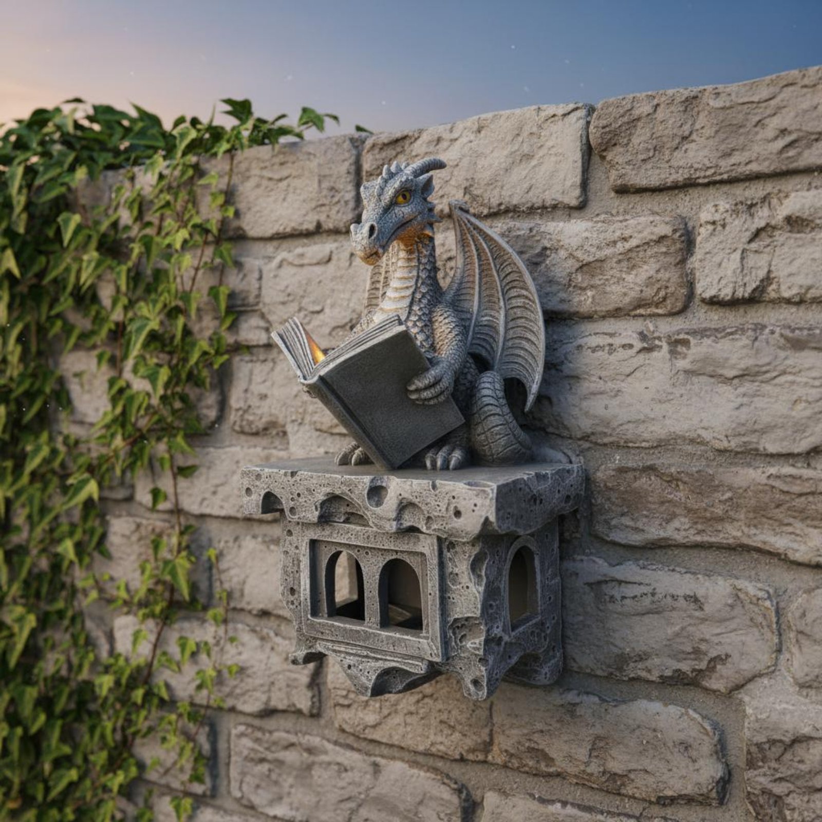 Solar-Wyvern-Wandleuchte mit a – Wall Lighting Outdoor Bewertung und Preis