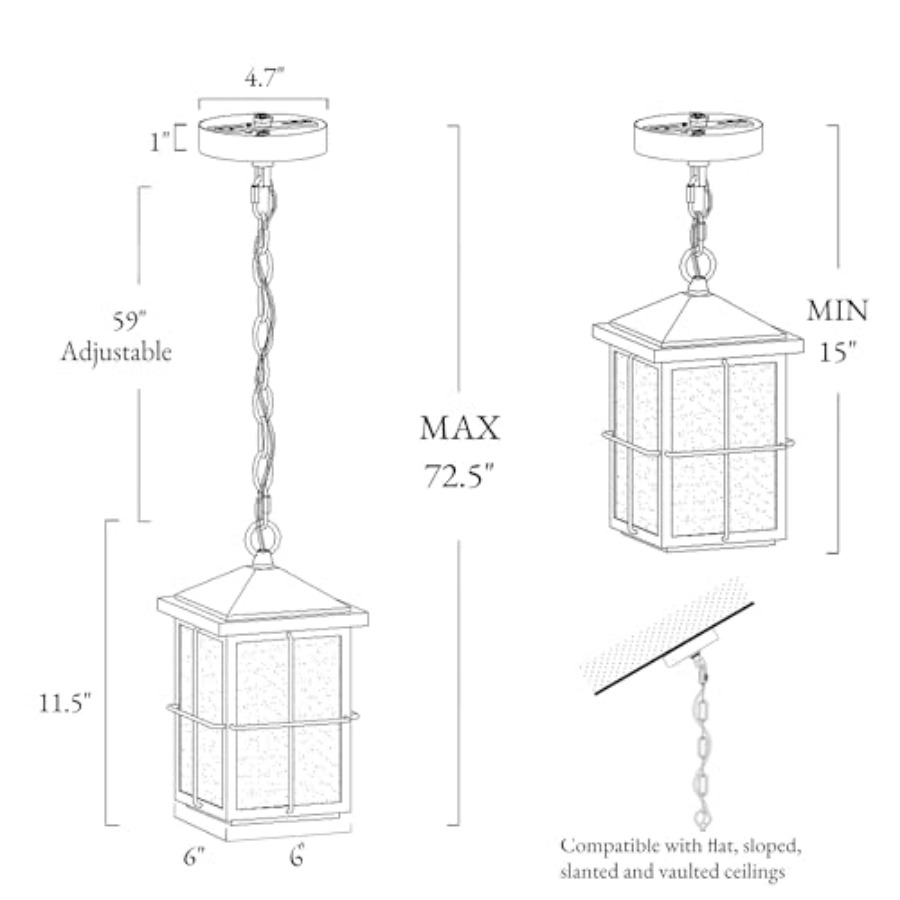 Außen-Pendelleuchte, Landhaus- – Outdoor Lighting Pendant Bewertung und Preis