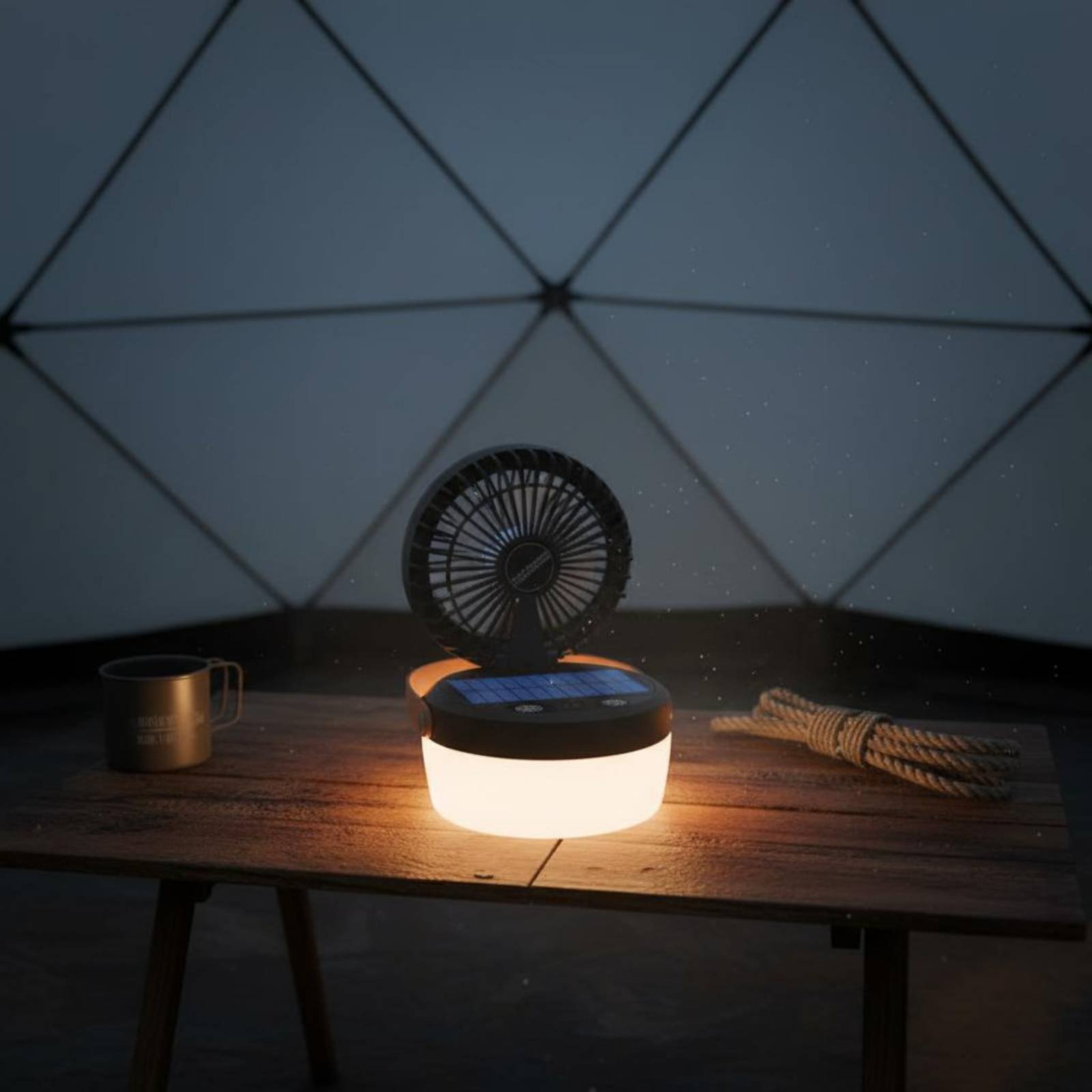 Solar-Camping-Ventilator-Later – Solar Lantern Hanging Bewertung und Preis