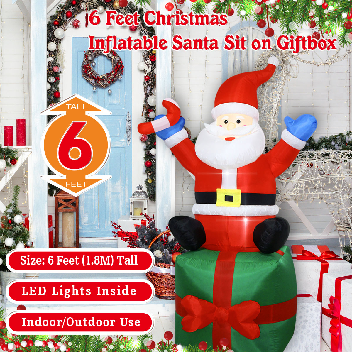 6-fache Weihnachts-Schlauchboo – Outdoor Lighting Box Bewertung und Preis