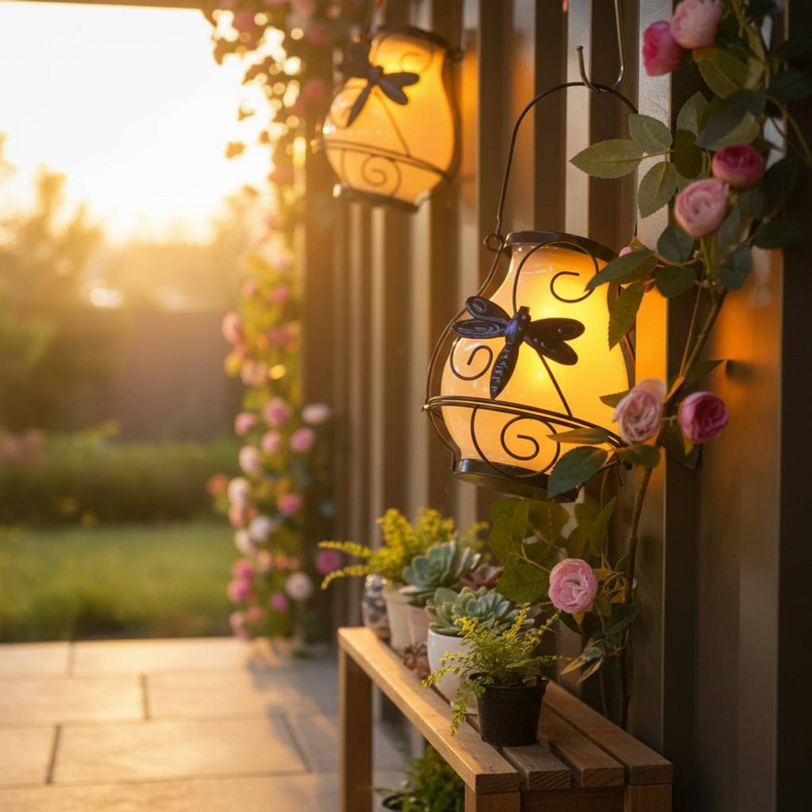 Solar-Schmetterlingslaterne, w – Wall Lighting Outdoor Bewertung und Preis