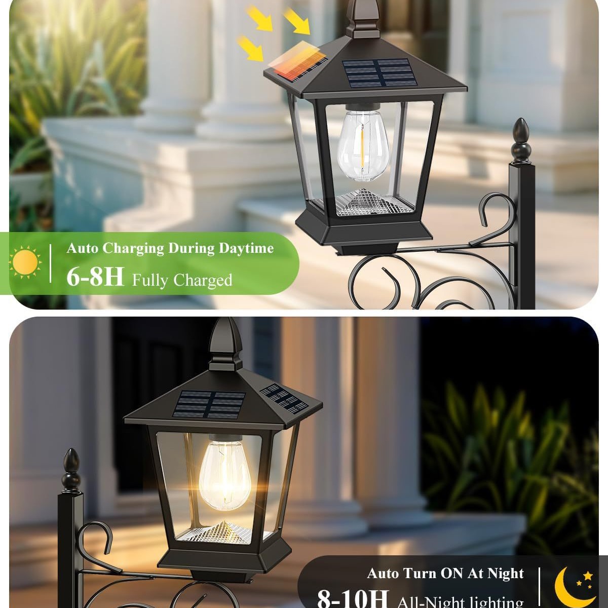 2-in-1 Solar-Pflanzgefäßlampe, – Wall Lighting Outdoor Bewertung und Preis