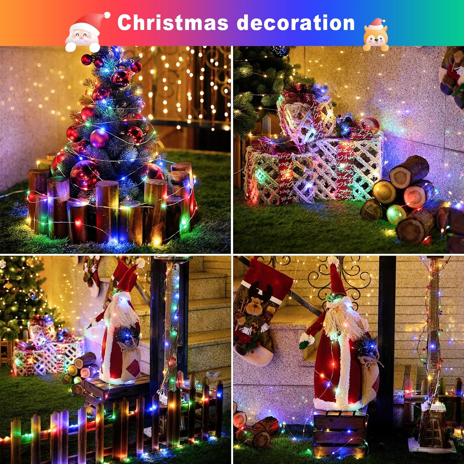 Weihnachten Outdoor Solar Lich – Solar Fairy String Bewertung und Preis
