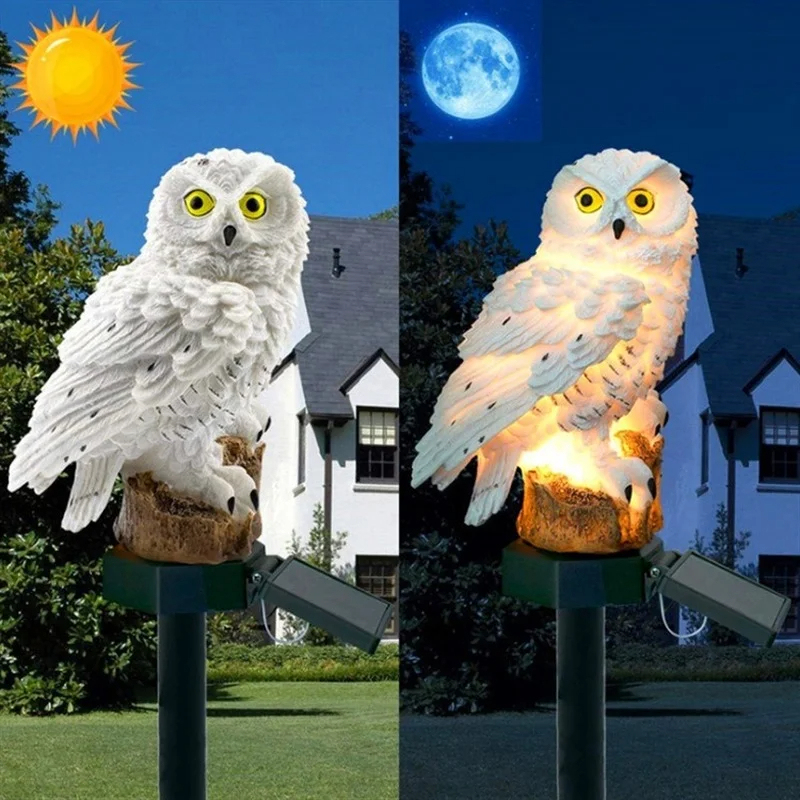 Solar-Eulen-Statue Gartenleuch – Outdoor Lighting Patio Bewertung und Preis