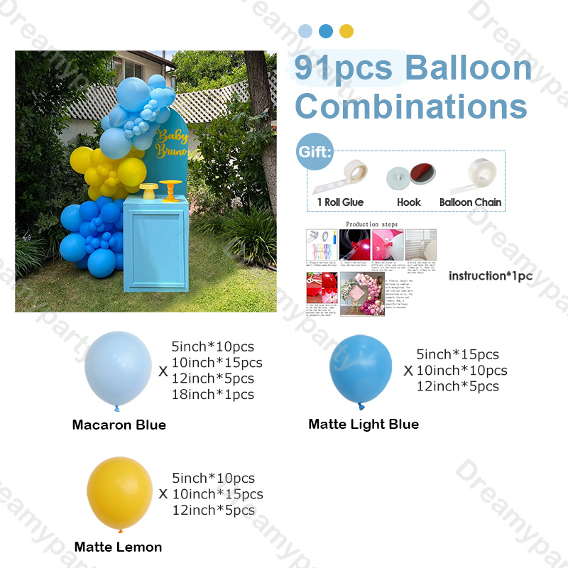 91-teiliges DIY-Ballonbogen-Se – Outdoor Lighting Year Round Bewertung und Preis