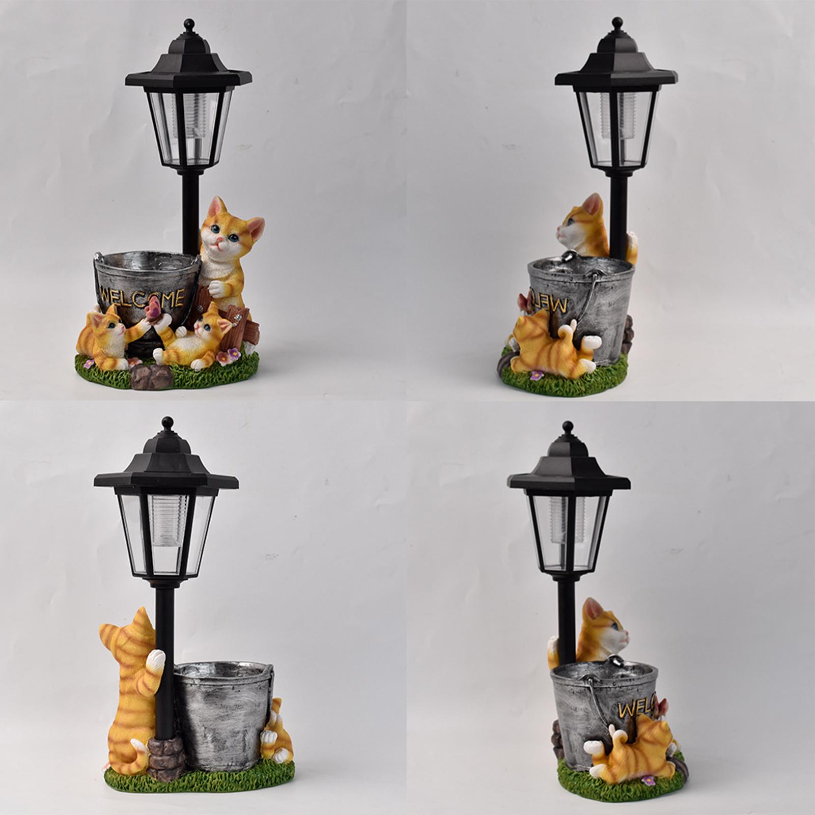 Solar-Gartenfiguren, Katzenfig – Outdoor Lighting Patio Bewertung und Preis